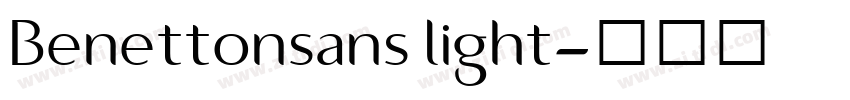 Benettonsans light字体转换 Benettonsans light字体转换